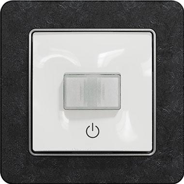 Sedna movement detector (white insert, slate matte frame)